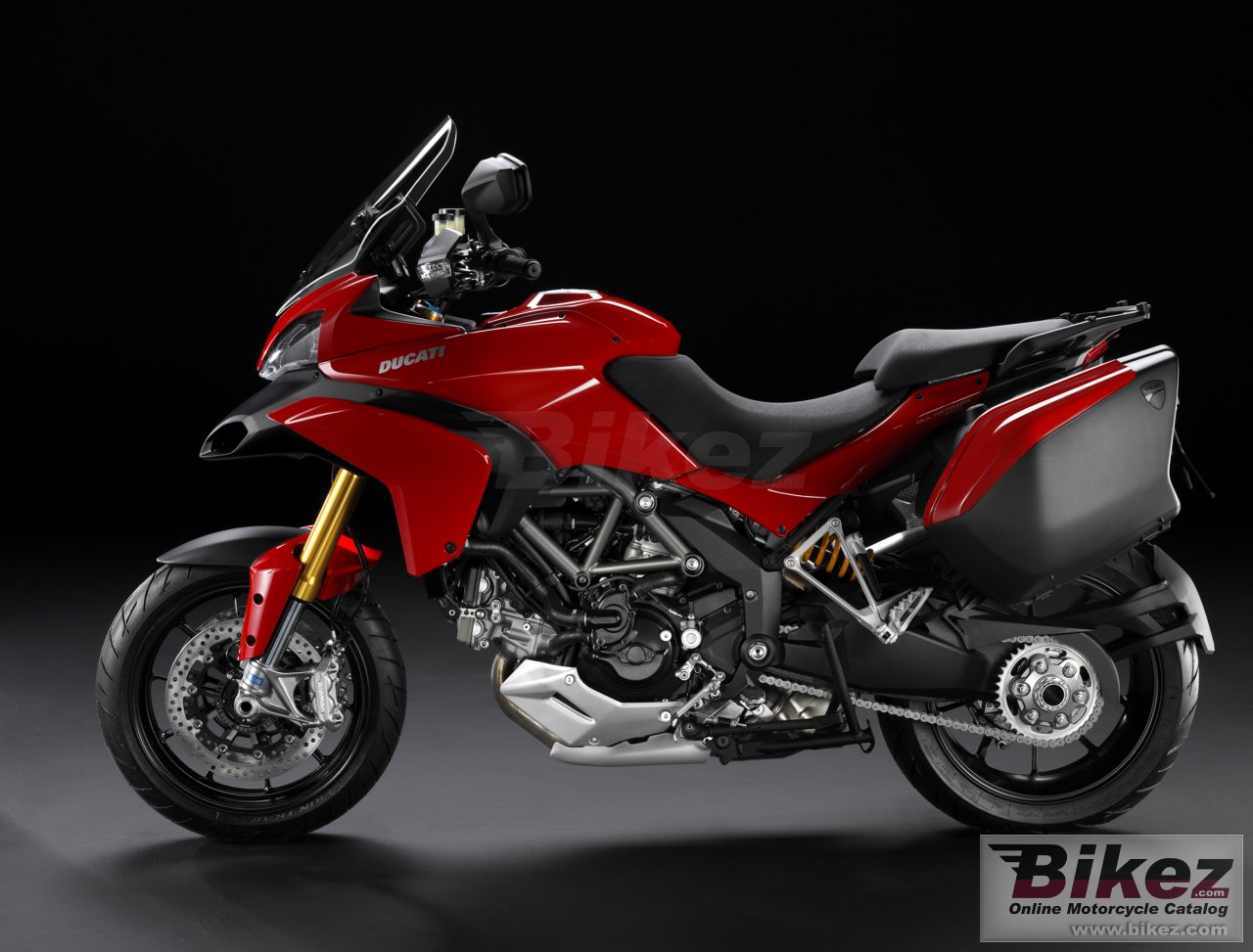 Big Ducati multistrada 1200 s touring picture and wallpaper from Bikez.com